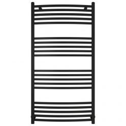 Полотенцесушитель водяной Сунержа Аркус 31-0251-1260, высота 120 см, ширина 60 см, универсальное подключение, цвет матовый черный