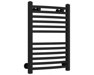 Полотенцесушитель водяной Сунержа Аркус 31-0251-6040, высота 60 см, ширина 40 см, универсальное подключение, цвет матовый черный