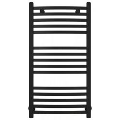 Полотенцесушитель водяной Сунержа Аркус 31-0251-8040, высота 80 см, ширина 40 см, универсальное подключение, цвет матовый черный