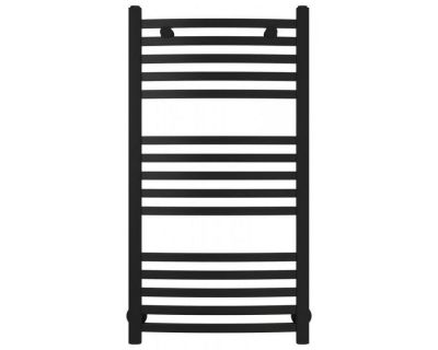 Полотенцесушитель водяной Сунержа Аркус 31-0251-8040, высота 80 см, ширина 40 см, универсальное подключение, цвет матовый черный