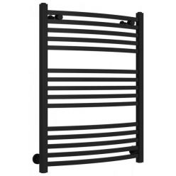 Полотенцесушитель водяной Сунержа Аркус 31-0251-8060, высота 80 см, ширина 60 см, универсальное подключение, цвет матовый черный
