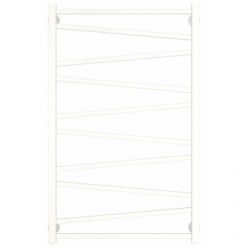 Полотенцесушитель водяной Сунержа Сирокко 12-0253-1060, высота 100 см, ширина 60 см, нижнее подключение, цвет белый