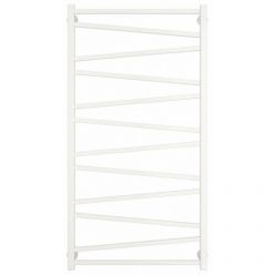 Полотенцесушитель водяной Сунержа Сирокко 12-0253-1260, высота 120 см, ширина 60 см, нижнее подключение, цвет белый