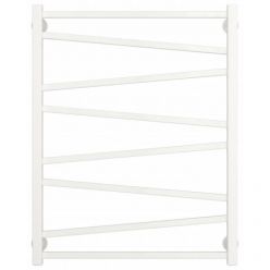 Полотенцесушитель водяной Сунержа Сирокко 12-0253-8060, высота 80 см, ширина 60 см, нижнее подключение, цвет белый