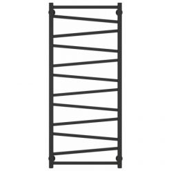 Полотенцесушитель водяной Сунержа Сирокко 15-0253-1250, высота 120 см, ширина 50 см, нижнее подключение, цвет тёмный титан муар