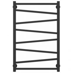 Полотенцесушитель водяной Сунержа Сирокко 15-0253-8050, высота 80 см, ширина 50 см, нижнее подключение, цвет тёмный титан муар