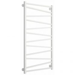 Полотенцесушитель водяной Сунержа Сирокко 30-0253-1260, высота 120 см, ширина 60 см, нижнее подключение, цвет белый матовый