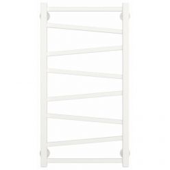 Полотенцесушитель водяной Сунержа Сирокко 30-0253-8040, высота 80 см, ширина 40 см, нижнее подключение, цвет белый матовый