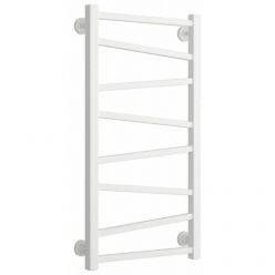 Полотенцесушитель водяной Сунержа Сирокко 30-0253-8040, высота 80 см, ширина 40 см, нижнее подключение, цвет белый матовый