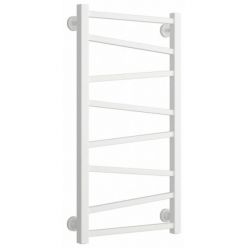 Полотенцесушитель водяной Сунержа Сирокко 30-0253-8040, высота 80 см, ширина 40 см, нижнее подключение, цвет белый матовый