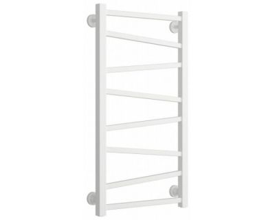 Полотенцесушитель водяной Сунержа Сирокко 30-0253-8040, высота 80 см, ширина 40 см, нижнее подключение, цвет белый матовый