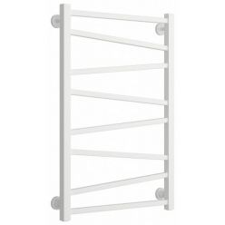 Полотенцесушитель водяной Сунержа Сирокко 30-0253-8050, высота 80 см, ширина 50 см, нижнее подключение, цвет белый матовый