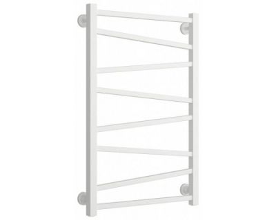 Полотенцесушитель водяной Сунержа Сирокко 30-0253-8050, высота 80 см, ширина 50 см, нижнее подключение, цвет белый матовый