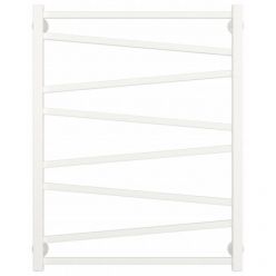 Полотенцесушитель водяной Сунержа Сирокко 30-0253-8060, высота 80 см, ширина 60 см, нижнее подключение, цвет белый матовый