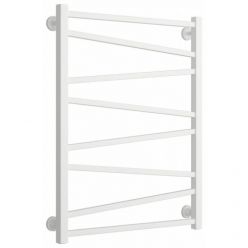 Полотенцесушитель водяной Сунержа Сирокко 30-0253-8060, высота 80 см, ширина 60 см, нижнее подключение, цвет белый матовый