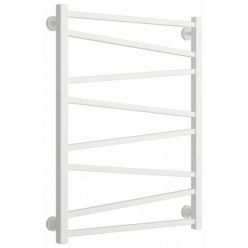 Полотенцесушитель водяной Сунержа Сирокко 30-0253-8060, высота 80 см, ширина 60 см, нижнее подключение, цвет белый матовый
