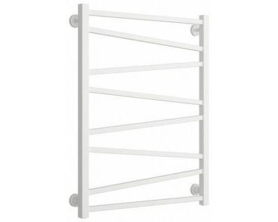 Полотенцесушитель водяной Сунержа Сирокко 30-0253-8060, высота 80 см, ширина 60 см, нижнее подключение, цвет белый матовый