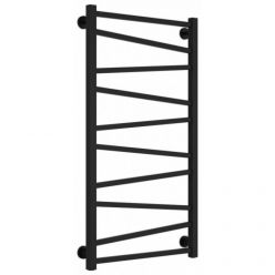 Полотенцесушитель водяной Сунержа Сирокко 31-0253-1050, высота 100 см, ширина 50 см, нижнее подключение, цвет матовый черный