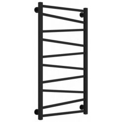 Полотенцесушитель водяной Сунержа Сирокко 31-0253-1050, высота 100 см, ширина 50 см, нижнее подключение, цвет матовый черный