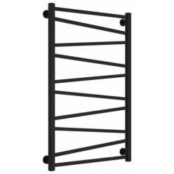 Полотенцесушитель водяной Сунержа Сирокко 31-0253-1060, высота 100 см, ширина 60 см, нижнее подключение, цвет матовый черный