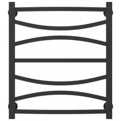 Полотенцесушитель водяной Сунержа Ажур 15-0255-6050, высота 60 см, ширина 50 см, нижнее подключение, цвет тёмный титан муар