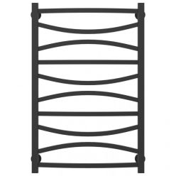 Полотенцесушитель водяной Сунержа Ажур 15-0255-8050, высота 80 см, ширина 50 см, нижнее подключение, цвет тёмный титан муар