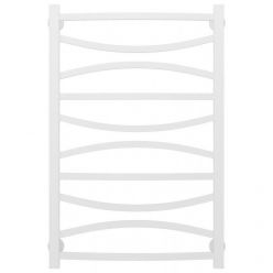 Полотенцесушитель водяной Сунержа Ажур 30-0255-8050, высота 80 см, ширина 50 см, нижнее подключение, цвет матовый белый