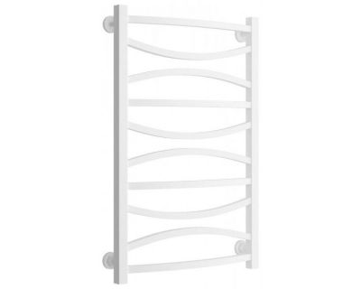 Полотенцесушитель водяной Сунержа Ажур 30-0255-8050, высота 80 см, ширина 50 см, нижнее подключение, цвет матовый белый