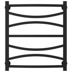 Полотенцесушитель водяной Сунержа Ажур 31-0255-6050, высота 60 см, ширина 50 см, нижнее подключение, цвет матовый черный