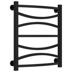 Полотенцесушитель водяной Сунержа Ажур 31-0255-6050, высота 60 см, ширина 50 см, нижнее подключение, цвет матовый черный