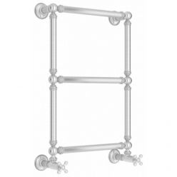 Полотенцесушитель водяной Сунержа Ренессанс 1304 071-0280-6640, высота 66 см, ширина 40 см, нижнее подключение, цвет сатин