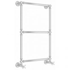 Полотенцесушитель водяной Сунержа Ренессанс 1304 071-0280-8650, высота 86 см, ширина 50 см, нижнее подключение, цвет сатин