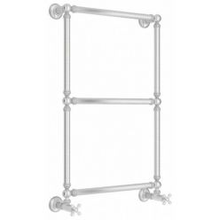 Полотенцесушитель водяной Сунержа Ренессанс 1304 071-0280-8650, высота 86 см, ширина 50 см, нижнее подключение, цвет сатин