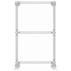 Полотенцесушитель водяной Сунержа Ренессанс 1304 071-0280-8650, высота 86 см, ширина 50 см, нижнее подключение, цвет сатин