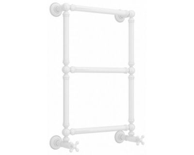Полотенцесушитель водяной Сунержа Ренессанс 1304 12-0280-6640, высота 66 см, ширина 40 см, нижнее подключение, цвет белый