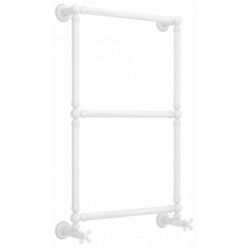 Полотенцесушитель водяной Сунержа Ренессанс 1304 12-0280-8650, высота 86 см, ширина 50 см, нижнее подключение, цвет белый