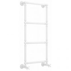 Полотенцесушитель водяной Сунержа Ренессанс 1304 12-0280-9640, высота 96 см, ширина 40 см, нижнее подключение, цвет белый