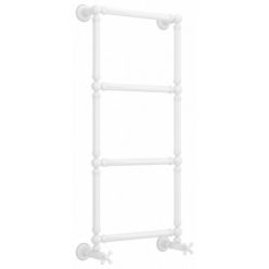 Полотенцесушитель водяной Сунержа Ренессанс 1304 12-0280-9640, высота 96 см, ширина 40 см, нижнее подключение, цвет белый