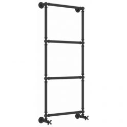 Полотенцесушитель водяной Сунержа Ренессанс 1304 15-0280-1250, высота 120 см, ширина 50 см, нижнее подключение, цвет тёмный титан муар