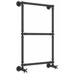 Полотенцесушитель водяной Сунержа Ренессанс 1304 15-0280-8650, высота 86 см, ширина 50 см, нижнее подключение, цвет тёмный титан муар