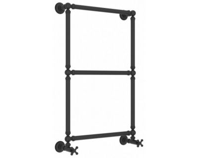 Полотенцесушитель водяной Сунержа Ренессанс 1304 15-0280-8650, высота 86 см, ширина 50 см, нижнее подключение, цвет тёмный титан муар