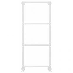 Полотенцесушитель водяной Сунержа Ренессанс 1304 30-0280-1250, высота 120 см, ширина 50 см, нижнее подключение, цвет матовый белый