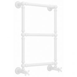 Полотенцесушитель водяной Сунержа Ренессанс 1304 30-0280-6640, высота 66 см, ширина 40 см, нижнее подключение, цвет матовый белый