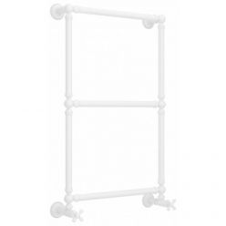 Полотенцесушитель водяной Сунержа Ренессанс 1304 30-0280-8650, высота 86 см, ширина 50 см, нижнее подключение, цвет матовый белый