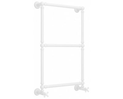 Полотенцесушитель водяной Сунержа Ренессанс 1304 30-0280-8650, высота 86 см, ширина 50 см, нижнее подключение, цвет матовый белый