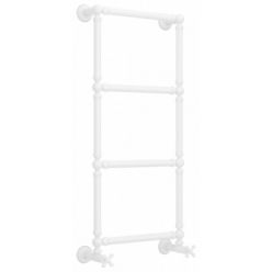 Полотенцесушитель водяной Сунержа Ренессанс 1304 30-0280-9640, высота 96 см, ширина 40 см, нижнее подключение, цвет матовый белый