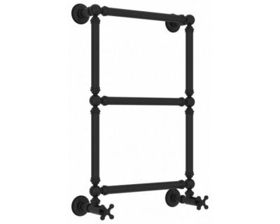 Полотенцесушитель водяной Сунержа Ренессанс 1304 31-0280-6640, высота 66 см, ширина 40 см, нижнее подключение, цвет матовый черный