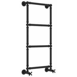 Полотенцесушитель водяной Сунержа Ренессанс 1304 31-0280-9640, высота 96 см, ширина 40 см, нижнее подключение, цвет матовый черный