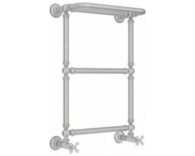 Полотенцесушитель водяной Сунержа Ренессанс 1386 071-0281-6640, высота 66 см, ширина 40 см, нижнее подключение, с полкой, цвет сатин