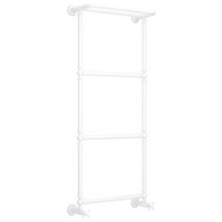 Полотенцесушитель водяной Сунержа Ренессанс 1386 12-0281-1250, высота 120 см, ширина 50 см, нижнее подключение, с полкой, цвет белый